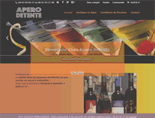 Tablet Screenshot of apero-detente.com